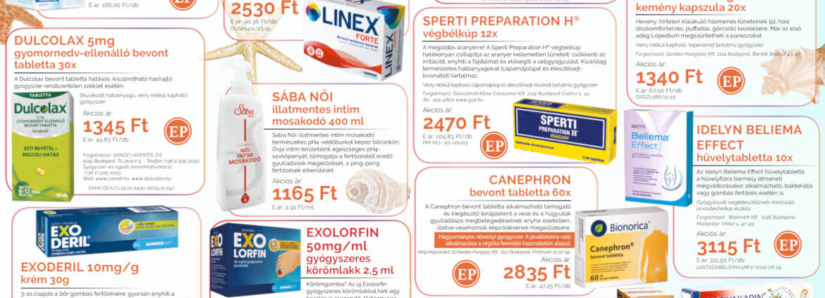 Ügyeletes gyógyszertár júliusi akció - Elefantpatika.hu