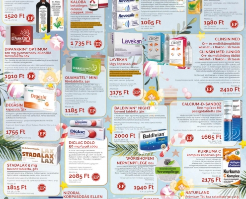 Ügyeletes gyógyszertár decemberi akció - Elefantpatika.hu
