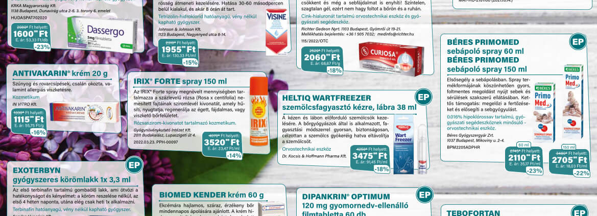 Ügyeletes gyógyszertár 2022 május akció - Elefantpatika.hu